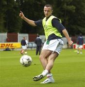 27 July 2007; Roy O'Donovan, Cork City, in action during the warm-up before the start of the game. eircom League of Ireland Premier Division, St. Patrick's Athletic v Cork City, Richmond Park, Dublin. Picture credit; Matt Browne / SPORTSFILE