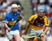 28 July 2007; Darragh Hickey, Tipperary, in action against Diarmuid Lyng, Wexford. Guinness All-Ireland Senior Hurling Championship Quarter-Final, Wexford v Tipperary, Croke Park, Dublin. Picture credit; Ray McManus / SPORTSFILE