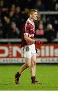 30 November 2014; Christopher Bradley, Slaughtneil, celebrates at the final whistle. AIB Ulster GAA Football Senior Club Championship Final, Omagh St Enda's v Slaughtneil, Athletic Grounds, Armagh. Picture credit: Oliver McVeigh / SPORTSFILE