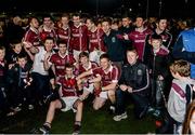 30 November 2014; A group of Slaughtneil players celebrate after the game AIB Ulster GAA Football Senior Club Championship Final, Omagh St Enda's v Slaughtneil, Athletic Grounds, Armagh. Picture credit: Oliver McVeigh / SPORTSFILE