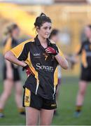 30 November 2014; Eimear Meaney, Mourneabbey, after the final whistle. TESCO HomeGrown All-Ireland Senior Club Championship Final, Termon, Donegal v Mourneabbey, Cork, Tuam Stadium, Tuam, Co. Galway. Picture credit: Matt Browne / SPORTSFILE