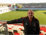 2 December 2014; Ulster's Rory Best during a press conference ahead of their side's European Rugby Champions Cup 2014/15, Pool 3, Round 3, game against Scarlets on Saturday. Ulster Rugby Press Conference, Kingspan Stadium, Ravenhill Park, Belfast, Co. Antrim. Picture credit: Oliver McVeigh / SPORTSFILE