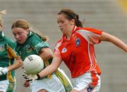 28 July 2007; Sinead McCleary, Armagh, in action against Elaine Duffy, Meath. TG4 All-Ireland Ladies Football Championship Group 3, Armagh v Meath, St Tighearnach's Park, Clones, Co. Monaghan. Picture credit: Matt Browne / SPORTSFILE
