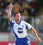 28 July 2007; Monaghan's Thomas Freeman celebrates after scoring the second goal. Bank of Ireland All-Ireland Senior Football Championship Qualifier, Round 3, Donegal v Monaghan, Healy Park, Omagh, Co. Tyrone. Picture credit; Oliver McVeigh / SPORTSFILE