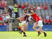 29 July 2007; Eoin Forde, Galway, in action against Seamus Farrell, Cork. ESB All-Ireland Minor Hurling Championship Quarter-Final, Cork v Galway, Croke Park, Dublin. Picture credit; Ray McManus / SPORTSFILE