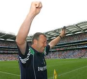 29 July 2007; Limerick coach Gary Kirby celebrates at the end of the game. Guinness All-Ireland Senior Hurling Championship Quarter-Final, Clare v Limerick, Croke Park, Dublin. Picture credit; David Maher / SPORTSFILE