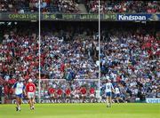29 July 2007; Waterford's Eoin Kelly shoots over a last minute point, from a free, to level the score at 3-16 each. Guinness All-Ireland Senior Hurling Championship Quarter-Final, Cork v Waterford, Croke Park, Dublin. Picture credit; Ray McManus / SPORTSFILE