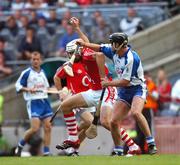 29 July 2007; Patrick Cronin, Cork, in action against Tony Browne, Waterford. Guinness All-Ireland Senior Hurling Championship Quarter-Final, Cork v Waterford, Croke Park, Dublin. Picture credit; Ray McManus / SPORTSFILE