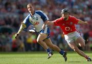 29 July 2007; Denis Coffey, Waterford, in action against Shane O'Neill, Cork. Guinness All-Ireland Senior Hurling Championship Quarter-Final, Cork v Waterford, Croke Park, Dublin. Picture credit; Stephen McCarthy / SPORTSFILE