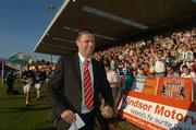 30 July 2007; Niall Quinn, Sunderland chairman, before the start of the game. Pre-season Friendly, Cork City v Sunderland, Turner’s Cross, Cork. Picture credit; David Maher / SPORTSFILE