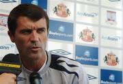 31 July 2007; Sunderland manager Roy Keane during a press conference ahead of their pre-season friendly with Galway United. Terryland Park, Dyke Road, Co. Galway. Picture credit; Pat Murphy / SPORTSFILE