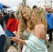 1 August 2007; The Tully sisters Carol, left, and Kim, from Carlow Town, at Galway Racecourse, Ballybrit, Co. Galway. Picture credit; Matt Browne / SPORTSFILE