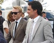 1 August 2007; Singer Ronan Keating with David Keoghan at The William Hill Galway Plate (Steeplechase Handicap). Galway Racecourse, Ballybrit, Co. Galway. Picture credit; Pat Murphy / SPORTSFILE