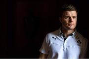 3 March 2014; Ireland's Brian O'Driscoll following a press conference ahead of their side's RBS Six Nations Rugby Championship match against Italy on Saturday. Ireland Rugby Press Conference, Carton House, Maynooth, Co. Kildare. Picture credit: Brendan Moran / SPORTSFILE