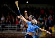 25 June 2014; Cathal Scally, Westmeath, in action against Cian O'Callaghan, Dublin. Bord Gáis Energy Leinster GAA Hurling Under 21 Championship, Semi-Final, Westmeath v Dublin, Cusack Park, Mullingar, Co. Westmeath. Picture credit: Barry Cregg / SPORTSFILE