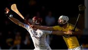 23 August 2014; Jonathan Glynn, Galway, in action against Liam Ryan, Wexford. Bord GÃ¡is Energy GAA Hurling Under 21 All-Ireland Championship, Semi-Final, Galway v Wexford, Semple Stadium, Thurles, Co. Tipperary. Picture credit: Stephen McCarthy / SPORTSFILE