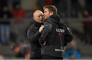 28 November 2014; Ulster head coach Neil Doak, left, and defence coach Jonny Bell. Guinness PRO12, Round 9, Munster v Ulster, Thomond Park, Limerick. Picture credit: Stephen McCarthy / SPORTSFILE