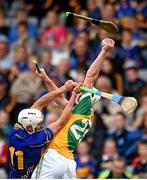 12 July 2014; Emmett Nolan, Offaly, in action against Patrick Maher, Tipperary. GAA Hurling All-Ireland Senior Championship Round 2, Tipperary v Offaly, O'Moore Park, Portlaoise, Co. Laois. Picture credit: Matt Browne / SPORTSFILE