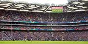 7 September 2014; With 70:55 showing and a scoreline of Kilkenny 3-22 to Tipperary 1-28 John O'Dwyer, 12, takes a late free for Tipperary Hawkeye later indicated it had gone wide. GAA Hurling All Ireland Senior Championship Final, Kilkenny v Tipperary. Croke Park, Dublin. Picture credit: Ray McManus / SPORTSFILE