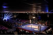 5 December 2014; A general view of the National Stadium ahead of a bout. National Intermediate Boxing Championships, National Stadium, Dublin. Picture credit: Ramsey Cardy / SPORTSFILE