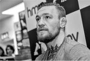 6 December 2014; UFC star Conor ‘The Notorious’ McGregor in HMV Grafton Street during a signing of his new DVD 'Notorious'. HMV, Grafton Street, Dublin. Picture credit: Ramsey Cardy / SPORTSFILE