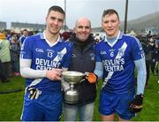 6 December 2014; St Mary's Daniel and Denis Daly following their side's South Kerry Championship Final victory. South Kerry Championship Final Replay, St Mary's v Waterville. Con Keating Park, Cahersiveen, Co. Kerry. Picture credit: Stephen McCarthy / SPORTSFILE