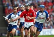 29 July 2007; Neil Ronan, Cork, in action against Michael Walsh, Waterford. Guinness All-Ireland Senior Hurling Championship Quarter-Final, Cork v Waterford, Croke Park, Dublin. Picture credit; Ray McManus / SPORTSFILE