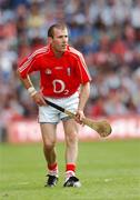 29 July 2007; Cork's Jerry O'Connor prepares to take a 'sideline cut'. Guinness All-Ireland Senior Hurling Championship Quarter-Final, Cork v Waterford, Croke Park, Dublin. Picture credit; Ray McManus / SPORTSFILE