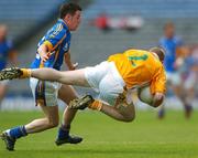 4 August 2007; Paul Close, Antrim, in action against Derek Daly, Wicklow. Tommy Murphy Cup Final, Wicklow v Antrim, Croke Park, Dublin. Picture credit; Brian Lawless / SPORTSFILE