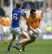 4 August 2007; Kevin Niblock, Antrim, in action against Dara O'Hannaidh, Wicklow. Tommy Murphy Cup Final, Wicklow v Antrim, Croke Park, Dublin. Picture credit; Oliver McVeigh / SPORTSFILE