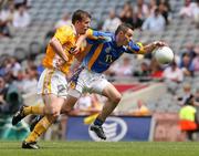4 August 2007; James McGrath, Wicklow, in action against Justin Crozier, Antrim. Tommy Murphy Cup Final, Wicklow v Antrim, Croke Park, Dublin. Picture credit; Oliver McVeigh / SPORTSFILE