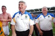 4 August 2007; Wicklow manager Mick O'Dwyer watches on as his team collect the Tommy Murphy Cup. Tommy Murphy Cup Final, Wicklow v Antrim, Croke Park, Dublin. Picture credit; Brian Lawless / SPORTSFILE