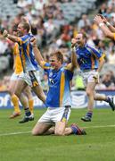4 August 2007; James Stafford, Wicklow, celebrates at the final whistle. Tommy Murphy Cup Final, Wicklow v Antrim, Croke Park, Dublin. Picture credit; Oliver McVeigh / SPORTSFILE
