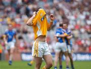 04 August 2007; A dejected Mark Duggan, Antrim, at the end of the game. Tommy Murphy Cup Final, Wicklow v Antrim, Croke Park, Dublin. Picture credit; Stephen McCarthy / SPORTSFILE