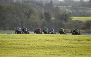 7 December 2014; A general view of the runners and riders during the 2015 Annual Membership Maiden Hurdle. Punchestown Racecourse, Punchestown, Co. Kildare. Picture credit: Barry Cregg / SPORTSFILE