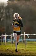 7 December 2014; Clodagh O'Reilly, Annalee AC, on her way to winning the Girl's U19 race at the GloHealth Novice and Juvenile Uneven Age Cross Country Championships. Santry Demesne, Santry, Dublin. Picture credit: Pat Murphy / SPORTSFILE