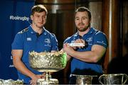 8 December 2014; Cian Healy pulls out the name of Belvedere College during the Bank of Ireland Leinster Schools Cup Draw in association with Beauchamps Solicitors. House of Lords, Bank of Ireland, College Green, Dublin. Photo by Sportsfile