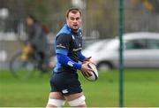 9 December 2014; Leinster's Rhys Ruddock in action during squad training ahead of their European Rugby Champions Cup 2014/15, Pool 2, Round 4, match against Harlequins on Saturday. Leinster Rugby Squad Training, Rosemount, UCD, Belfield, Dublin. Picture credit: Pat Murphy / SPORTSFILE