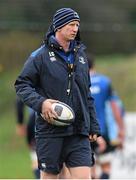 9 December 2014; Leinster forwards coach Leo Cullen during squad training ahead of their European Rugby Champions Cup 2014/15, Pool 2, Round 4, match against Harlequins on Saturday. Leinster Rugby Squad Training, Rosemount, UCD, Belfield, Dublin. Picture credit: Pat Murphy / SPORTSFILE