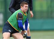 9 December 2014; Leinster's Luke McGrath in action during squad training ahead of their European Rugby Champions Cup 2014/15, Pool 2, Round 4, match against Harlequins on Saturday. Leinster Rugby Squad Training, Rosemount, UCD, Belfield, Dublin. Picture credit: Pat Murphy / SPORTSFILE