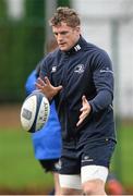 9 December 2014; Leinster's Jamie Heaslip in action during squad training ahead of their European Rugby Champions Cup 2014/15, Pool 2, Round 4, match against Harlequins on Saturday. Leinster Rugby Squad Training, Rosemount, UCD, Belfield, Dublin. Picture credit: Pat Murphy / SPORTSFILE