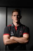 9 December 2014; Ulster's Craig Gilroy after a press conference ahead of their European Rugby Champions Cup 2014/15, Pool 3, Round 4, match against Scarlets on Sunday. Ulster Rugby Press Conference, Kingspan Stadium, Ravenhill Park, Belfast. Picture credit: Oliver McVeigh / SPORTSFILE