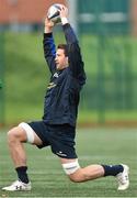 9 December 2014; Leinster's Kevin McLaughlin in action during squad training ahead of their European Rugby Champions Cup 2014/15, Pool 2, Round 4, match against Harlequins on Saturday. Leinster Rugby Squad Training, Rosemount, UCD, Belfield, Dublin. Picture credit: Pat Murphy / SPORTSFILE