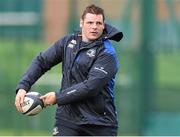 9 December 2014; Leinster's Mike Ross in action during squad training ahead of their European Rugby Champions Cup 2014/15, Pool 2, Round 4, match against Harlequins on Saturday. Leinster Rugby Squad Training, Rosemount, UCD, Belfield, Dublin. Picture credit: Pat Murphy / SPORTSFILE
