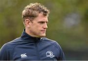 9 December 2014; Leinster's Jamie Heaslip arrives for squad training ahead of their European Rugby Champions Cup 2014/15, Pool 2, Round 4, match against Harlequins on Saturday. Leinster Rugby Squad Training, Rosemount, UCD, Belfield, Dublin. Picture credit: Pat Murphy / SPORTSFILE