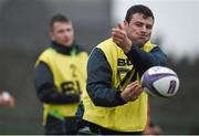 9 December 2014; Connacht's Robbie Henshaw in action during squad training ahead of their European Rugby Challenge Cup match against Bayonne on Saturday. Connacht Rugby Squad Training, The Sportsground, Galway. Picture credit: Diarmuid Greene / SPORTSFILE