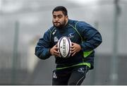 9 December 2014; Connacht's Rodney Ah You during squad training ahead of their European Rugby Challenge Cup match against Bayonne on Saturday. Connacht Rugby Squad Training, The Sportsground, Galway. Picture credit: Diarmuid Greene / SPORTSFILE