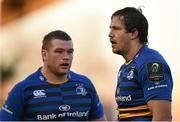 7 December 2014; Mike McCarthy, right, and Jack McGrath, left, Leinster. European Rugby Champions Cup 2014/15, Pool 2, Round 3, Harlequins v Leinster. Twickenham Stoop, Twickenham, London, England. Picture credit: Stephen McCarthy / SPORTSFILE