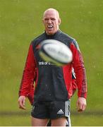 10 December 2014; Munster's Paul O'Connell during squad training ahead of their European Rugby Champions Cup 2014/15, Pool 1, Round 4, match against ASM Clermont Auvergne on Sunday. Munster Rugby Squad Training, University of Limerick, Limerick. Picture credit: Diarmuid Greene / SPORTSFILE