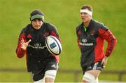 10 December 2014; Munster's Tommy O'Donnell in action during squad training ahead of their European Rugby Champions Cup 2014/15, Pool 1, Round 4, match against ASM Clermont Auvergne on Sunday. Munster Rugby Squad Training, University of Limerick, Limerick. Picture credit: Diarmuid Greene / SPORTSFILE